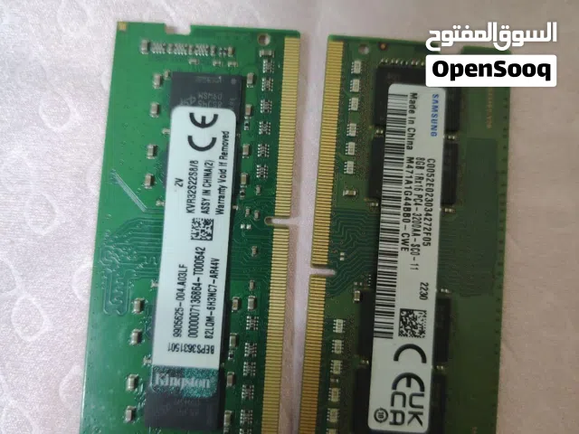 قطعتين رام لابتوب ddr4 (وصف)