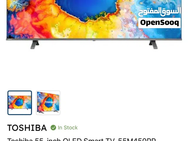 Toshiba 55-inch QLED Smart TV, 55M450RP