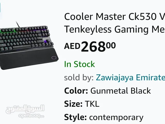 Cooler master ck530 v2 (brown switch) gameing keyboard
