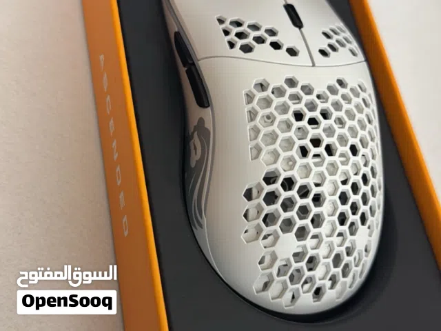 ماوس قلوريس مودل O ابيض وايرلس & واير              Glorious Model O White Wireless & Wired Mouse