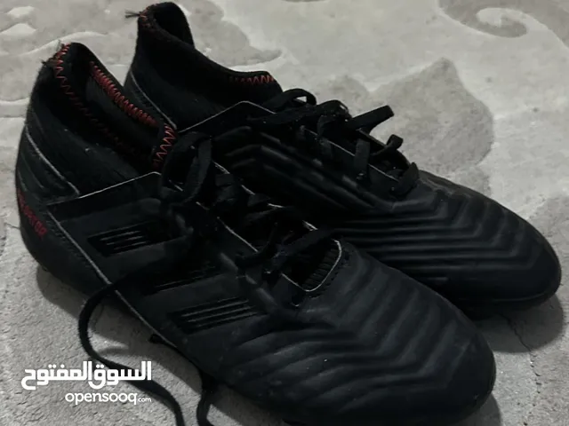adidas black predator black and red shoes