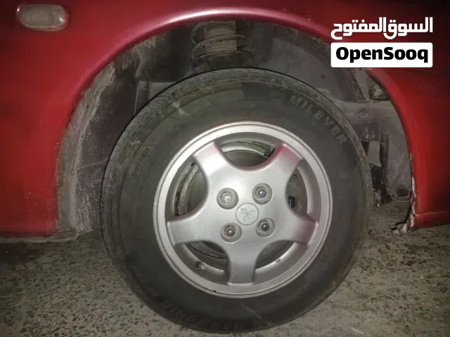 جنط المنيوم ميتسوبيشي لانسر مقاس13للبدل على جنط14المنيوم