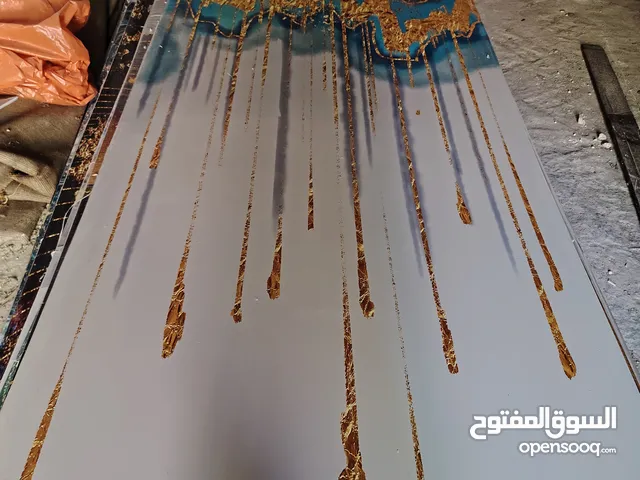 الواح بديل الرخام الصناعي 3D رسومات حقيقية 100 في 100