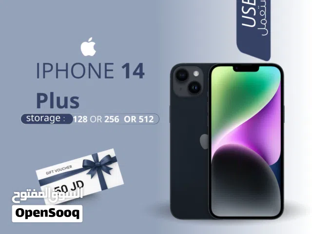 IPHONE 14 PLUS ( 256GB) USED /// ايفون 14 بلس ذاكرة 256 مستعمل وكالة