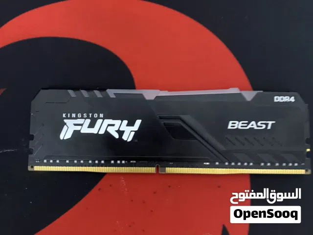 ذاكرة رام 16g fury 3600hz