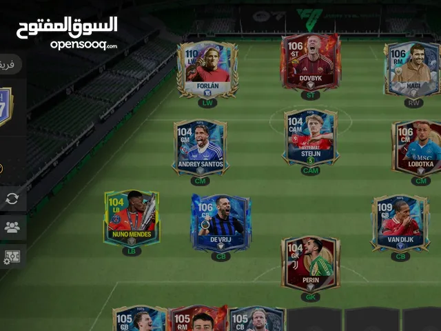 حساب فيفا موبايل 107 ب 200 جنيه