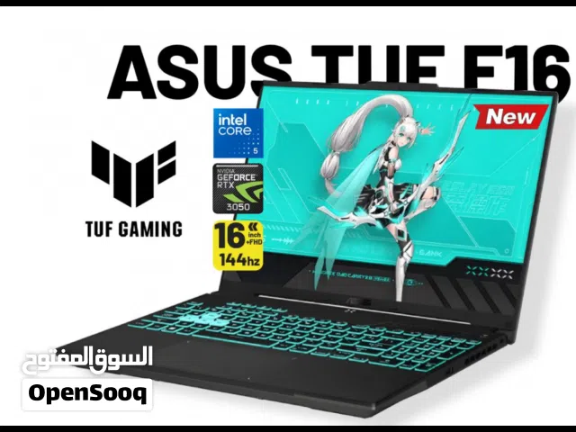 NEW ASUS TUF Gaming F16 FX607VU Intel CoreTM 5 Processor 210H 4.8 GHz لابتوب اسوس كور فايف