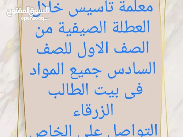 Elementary Teacher in Zarqa