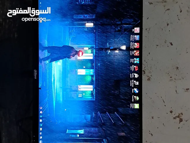 كمبيوتر قيمنج للبيع كامل مكمل شاشه وجميع اغراضو