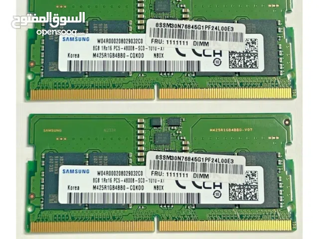 DDR5 laptop RAM 16GB 4800Mhz+5600Mhz رامات لابتوب