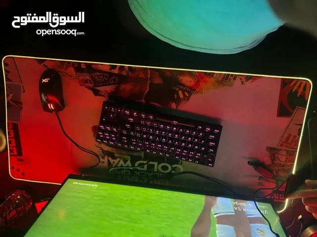 Mouse pad rgb للبيع استعمال يوم واحد بس
