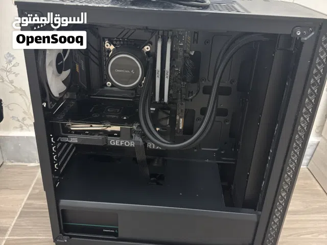 Selling PC monitors mouse keyboard mousepad headset microphone and wheels and pedals with a shifter.