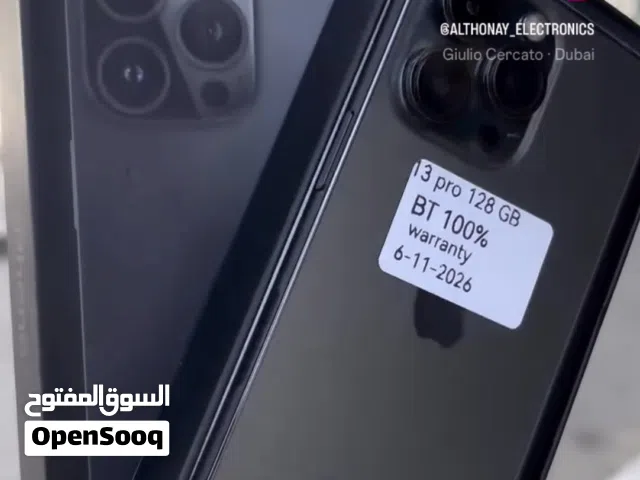 من معارض ابل 13 برو 128 جيجا بطارية 100% ضمان الوكيل 8 اشهر