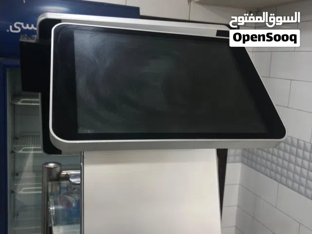 نقطة بيع الترا تيكنولوجي  مع نظام فالكونز  شاشة لمس امامية  شاشة عرض خلفيه  درور كاش  3 طابعات