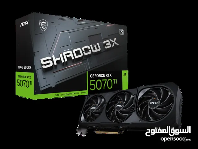 كرت شاشة msi shadow rtx 5070ti
