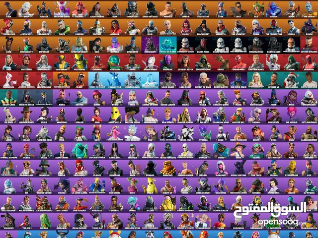 حساب فورتنايت 300 سكن نادر سيسون 3 وسيسون 2 . .