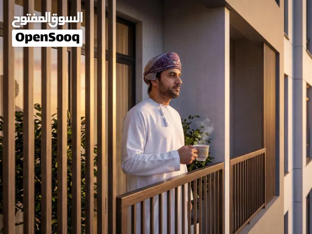 2BHK شقه مكونه من غرفتين + 2 بلكونه مطله على الشروق