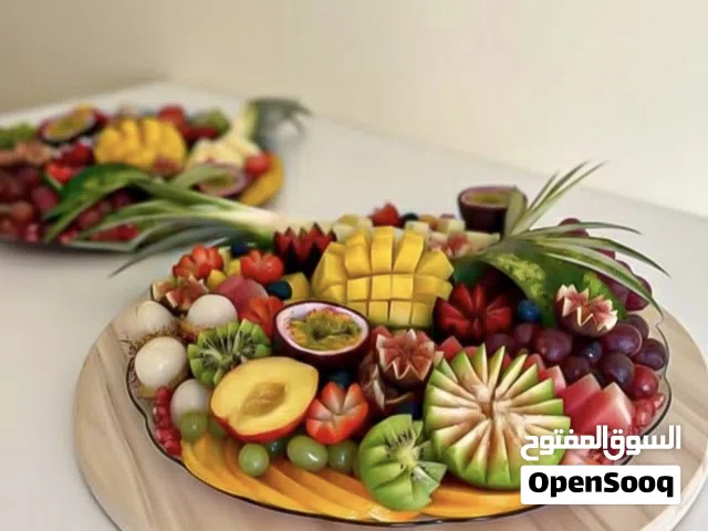 تنسيق صواني فواكه  بأسلوب راق يليق بمناسباتك