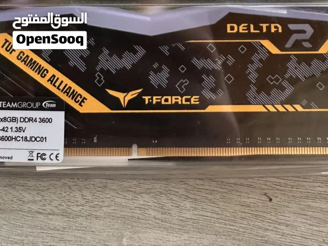 جديد TForce Ram 8Gb 3600mhz