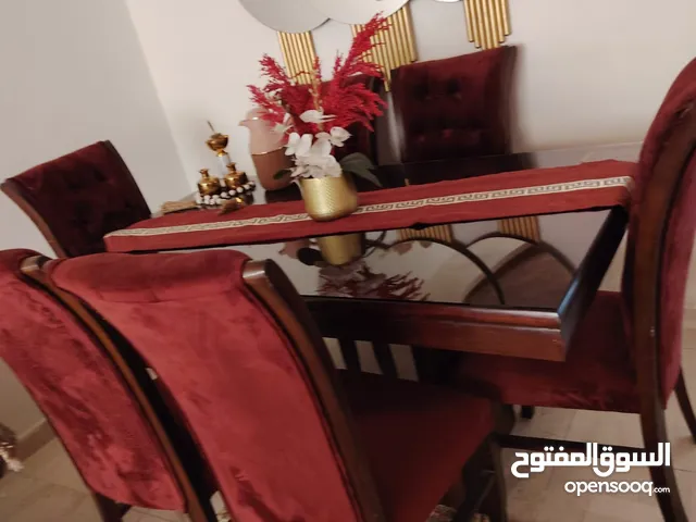 طاولة سفرة 6 مقاعد