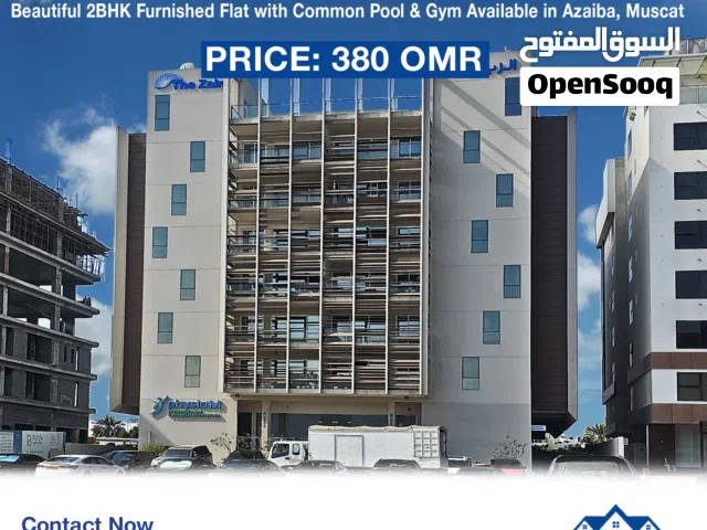 Beautiful 2BHK Furnished Flat for Rent in Azaiba, Muscat