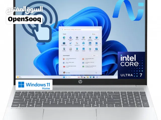HP OmniBook 5 Laptop AI 16, Intel CoreTM Ultra 7 255U لابتوب اتش بي اومني بوك