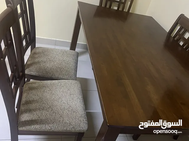 طاولة سفرة مكونة من 6 كراسي وطاولة قياس 180/90