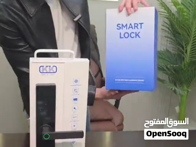 يد باب إلكترونية سمارت ناطقة بالعربية فتح بالبصمة – سرعة ودقة عالية  فتح بكلمة مرور