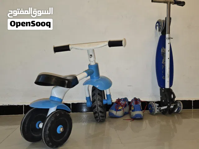 سكوترين، دراجة، باتيناج ل عمر من سنتين ل خمسة سنوات