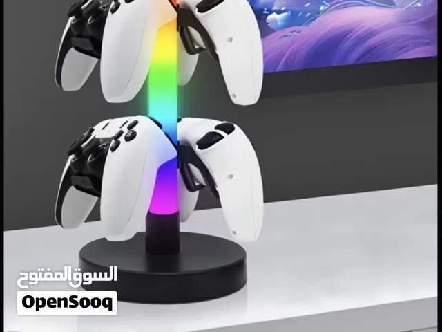 ( RGB LED light and stand ) ستاند سماعات وكنترولر مضئ RGB LED السعر 4 RO