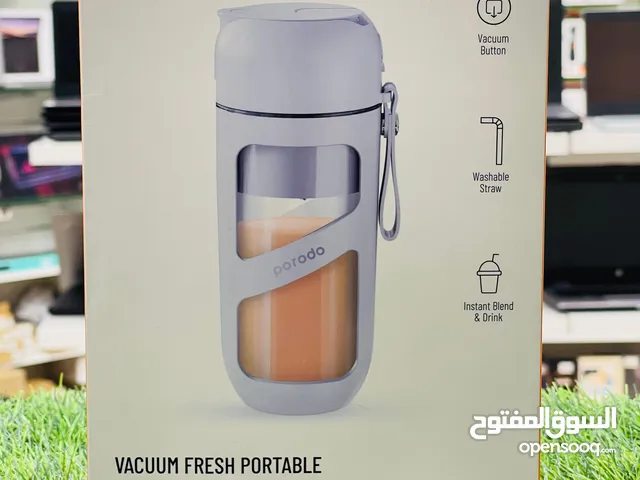 Porodo LifeStyle Vacuum Fresh Portable Juicer & Smoothie Blender 380mL 1500mAh