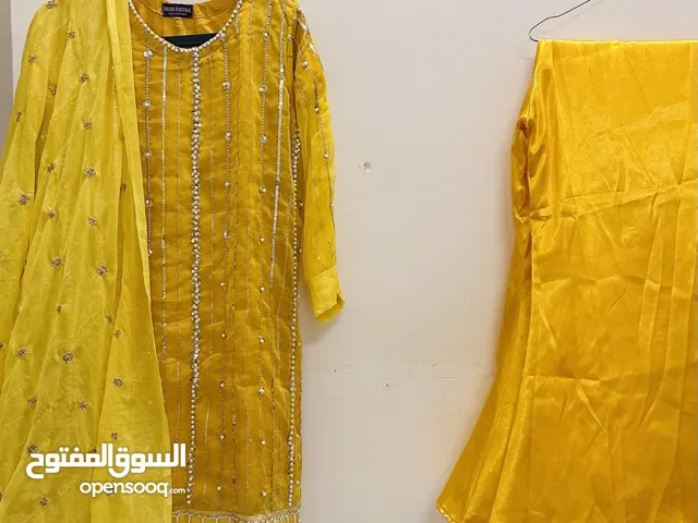 Very pretty sattin silk dress for women ready to wear sharara kameez