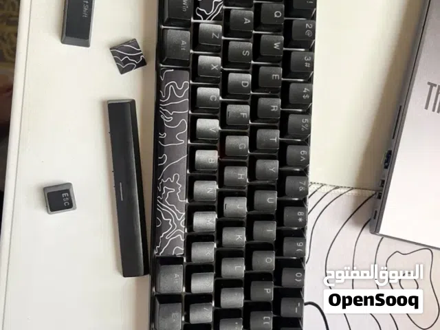 Black keyboard blue switch RGB 60% size