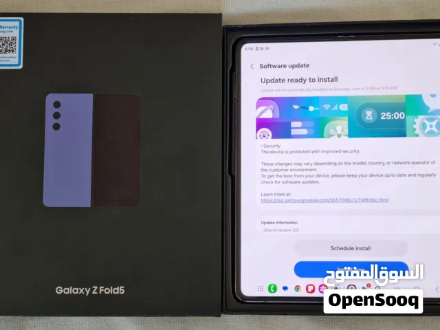 Samsung Z Fold 5 5G  512GB/12GB  All OK No Dot No Shadew