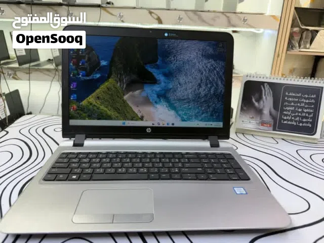 لاب توب hp cor i5 الجيل السادس شاشه 15.6 وبسعر ممتاز 1600 دينار