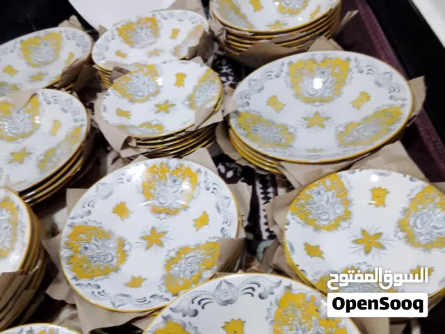 سيت صحون فرفوري نقشة مميزه 50 قطعه