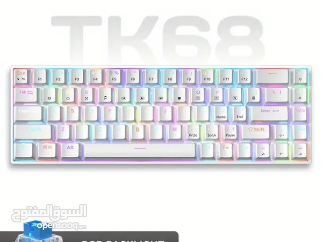 New TK68 Mechanical Keyboard (White)
