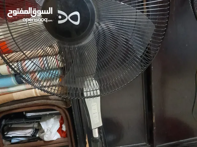 مروحتين عامودتين نوع دايوا ومروحة معلقة نوع سونا ومروحة ناشونال معلقة حالتهم ممتاز