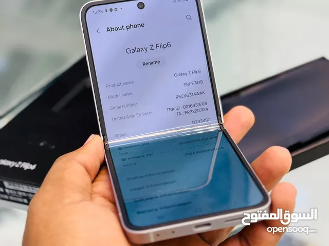 Samsung Galaxy Z Flip6 256/12 GB Samsung Oman Official Warranty till 27/7/25 - All Good