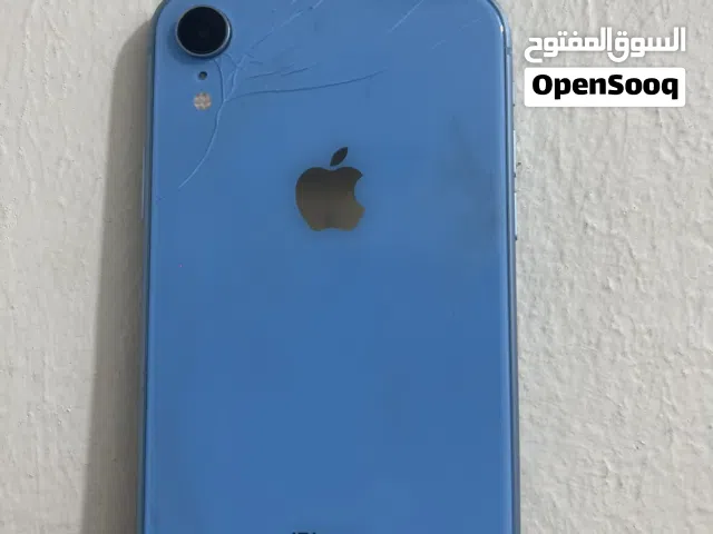 موبايل أيفون XR 256 جيجابايت أزرق مستعمل بحالة جيدة مع شاحن