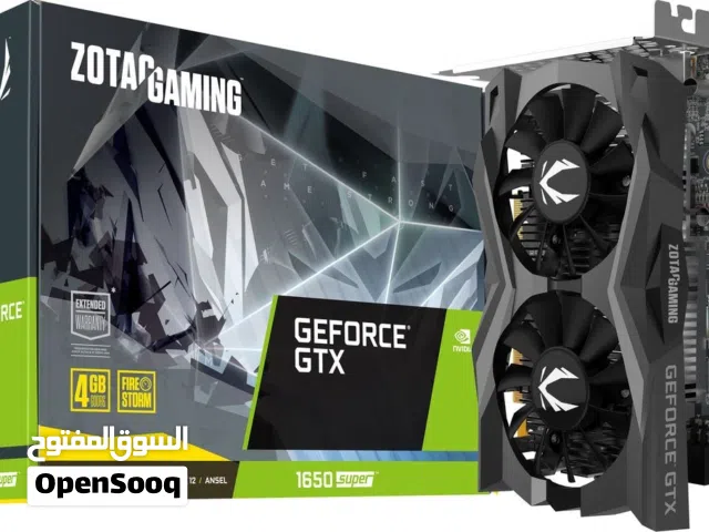 كرت 1650super مع كرتونه