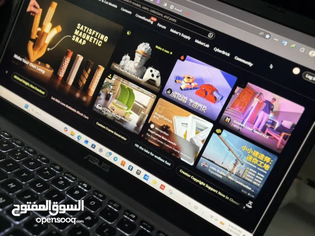 لابتوب مستعمل للبيع ماركة ازوس asus X515  موديل 2023 حجم 15.6 انج