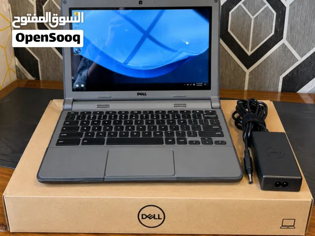Dell Chromebook Laptop Touch Screen Windows 10 Brand New With Box + Charger شاشة لمس