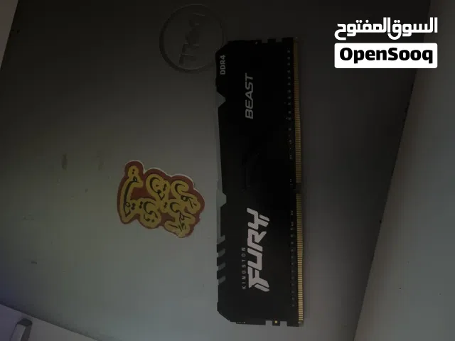 16gb ram ddr4 rgb Kingston حبه رام نضيفه