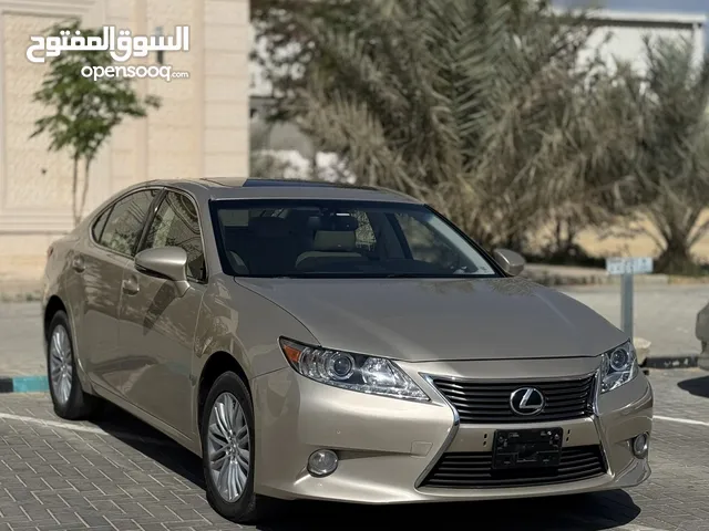لكزس es 2013 وارد اوراق جمارك ايرباقات وكالة ممشى 113 لون ذهبي