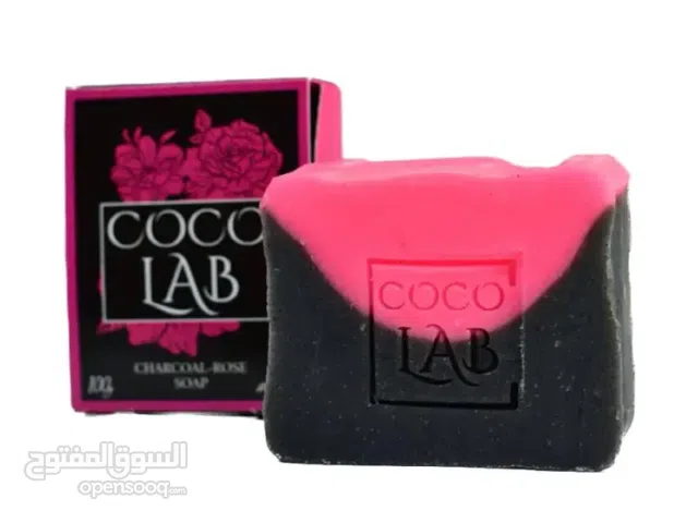 صابونه الجمال من ايكواي Charcoal – Rose soap