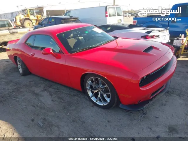 dodge challenger color red miles 45000 custom paper gt option