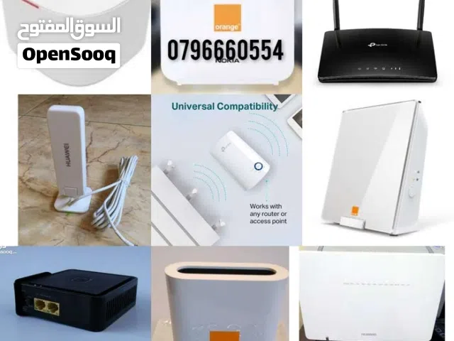 متوفر راوترات 4Gو 5Gومقويات اشاره لجميع الشبكات وفك تشفير