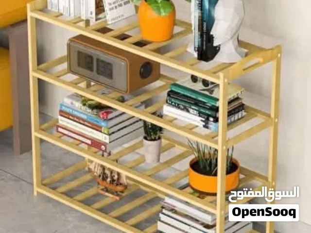 جزامات خشب خيزران ضد الماء مقاوم للحراره 4 ارفف عرطه