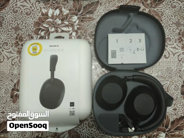 Sony WH-1000XM6 Noise Cancelling Headphones black استخدام 23 يوم فقط